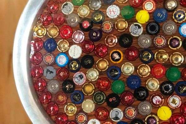 champagne bottle caps