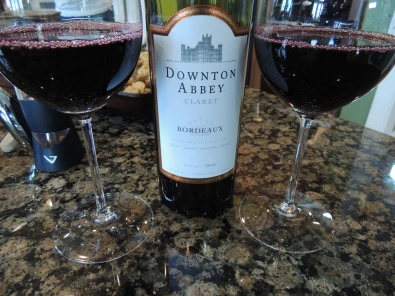 downton abbey wine glasses