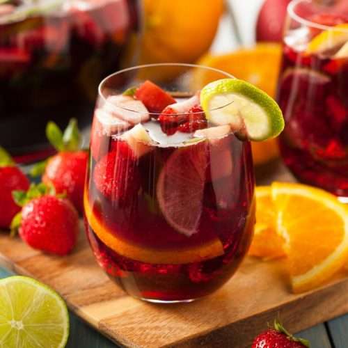 sangria red wine cocktails