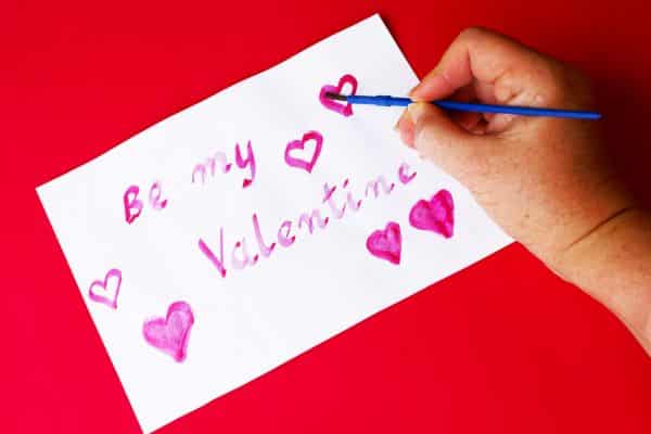 Valentine Card Painting at Health Spa Napa Valley